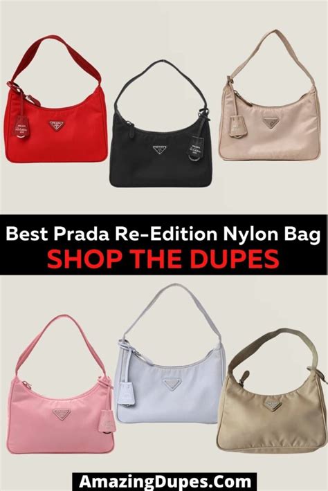 prada re edition dupe|prada nylon handbag dupe.